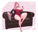 버튜버)약후)레드 드레스 칼리