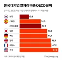 우리나라 대기업 일자리 비중이 진짜 꼴찌인가?