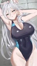 [블루아카] 경영수영복 입은 큰 시로코