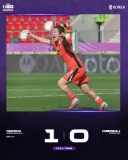 U20 여자월드컵 대한민국 대표팀이 아르헨티나 꺾고 8강 진출!