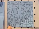 블루아카)카페에 세이아&마리 그리고 왔습니다.