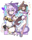 버튜버)홀로드림 오카코로 수영복 그려옴!