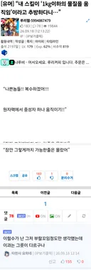 스킬이 1kg이하 물질 움직이기?  너는 추방이다!