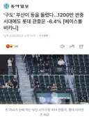 '구도' 부산이 등을 돌렸다...
