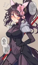 말딸)[그림] 팔레노 스승에게 「전설의 스승의 의상」을 입어달라고 해봤다