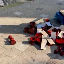 조상덕을 못본듯한 이웃주민의 쓰레기