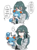 @) 자기랑 비슷한 포켓몬을 안아주는 테마리.manga