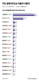 카드 결제 45%는 서울시에서 나왔다.jpg
