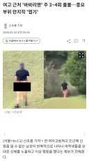여고 근처 '바바리맨' 주 3~4회 출몰…중요 부위 만지작 '엽기'