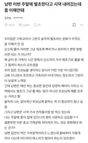 남편이 이번 주말에 벌초한다고 시댁 내려갔는데 좀 이해안돼