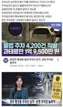 불법주차 4,200건 적발, 과태료만 1억 9천 5백만원