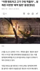 청계천 오늘자 근황