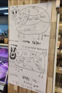 미대 출신 정육점 사장님
