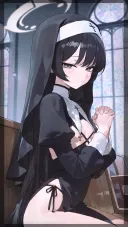 [블루아카] 수녀복 입은 키사키