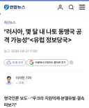 "러시아, 몇 달 내 나토 동맹국 공격 가능성"