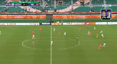 아겜 여자축구 남북전 1 - 1 무승부