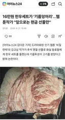 16만원 추석 한우세트 근황