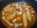 사우디 축구 보면서 떡볶이 먹네요