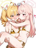 블루아카,ai,백합) 초콜릿이 녹을 때까지