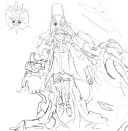 소녀 낙서