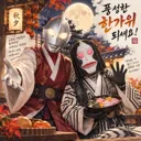 울트라맨) 추석 인사를 하는 초대맨과 다다