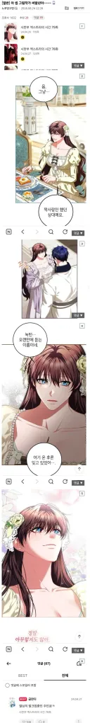 로판 웹툰 여주 작화 때문에 빡친 독자