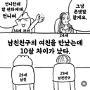 얄밉다 vs 예의 차린거다 로 의견 갈리는 인스타툰