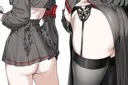 [블루아카] 엉덩이 까꿍 치마 마시로와 하스미