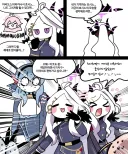 블루아카) 업무 스트레스로 미쳐버린 히나