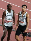 이번 아시안게임 400m 계주 결선에 올라간 한국선수들