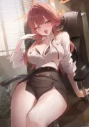 블루아카)허벅지가 이쁜 아루짱사쵸