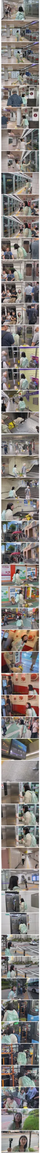 동생들을 위해 떡볶이 사러 간 시각장애 유튜버.jpg