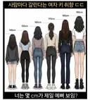 여자 키 취향