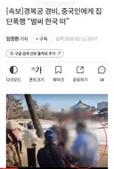 경복궁 경비, 중국인에게 집단폭행