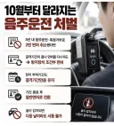 10월부터 바뀐다는 음주운전법
