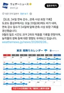 날씨의 아이 실사판 중이라는 도쿄 근황