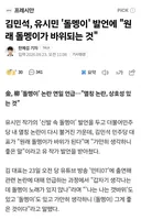 유시민 돌멩이 발언에 김민석 등 뉴이재명들과 예전 코어지지자들의 차이