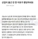 신입이 출근 안한 이유
