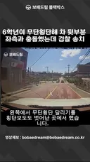 6학년이 무단횡단해 차 뒷부분 좌측과 충돌했는데 검찰 송치