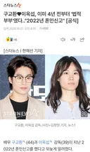 구교환 이옥섭, 2022년 혼인신고