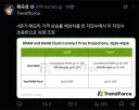 메모리 가격 상승률 두 자릿수 예상 중이네