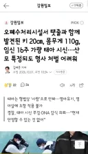 오폐수처리시설서 탯줄과 함께 발견된 키 20㎝, 몸무게 110g, 임신 16주 가량 태아 시신⋯산모 특정되도 형사 처벌 어려워