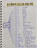 컨트롤 단축키 꿀팁