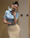 대한항공 승무원 몸매 ㄷㄷ (후방주의)