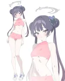 블루아카) 캬 키사키 몸매 ㅍㅍ이게 키키지 크으