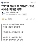 '반도체 하나로 日 전체급'…한국이 세운 '역대급 기록'
