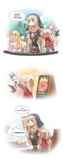 트릭컬)도넛 나눠먹는 네르와 으흐부우부 벨리타