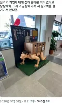 차력거인 분리수거통을 본 일본인