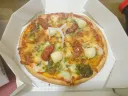 후반전 시작할떄 치킨 도착 했네요~