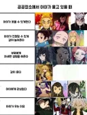 귀멸) 공공장소에서 아이가 울고 있을 때